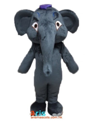 Elephant Mascot costume Cartoon Mascot Costumes for Kids Birthday Party ...