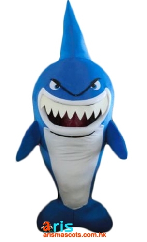 Adult Shark Mascot Costume Ocean Animal Mascot Custom Team Mascots ...
