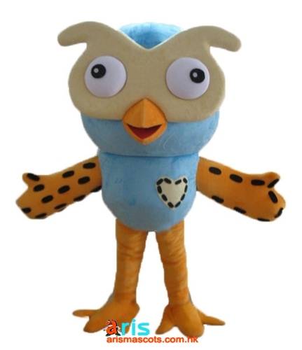 Adult Fancy Hoot Owl Mascot Costume Cartoon Character Mascot Costumes ...