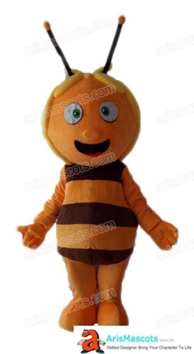 Adult Fancy Maya the Bee Mascot Costume for Party Cartoon Mascot ...