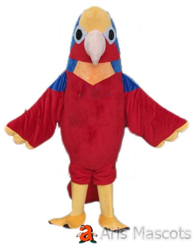 Mascot Parrot Costume Adult Full Outfit Colorful Bird Mascots Fancy ...