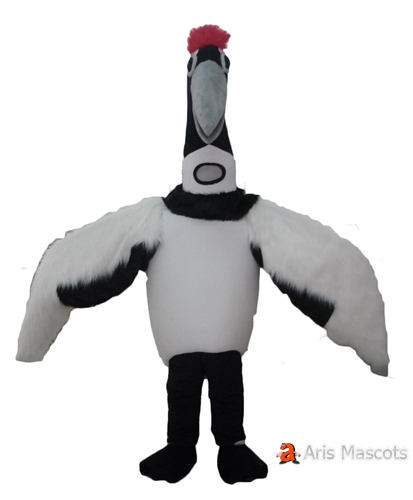 Mens Mascot Costumes Black and White Swan Adult Cosume for Event and ...