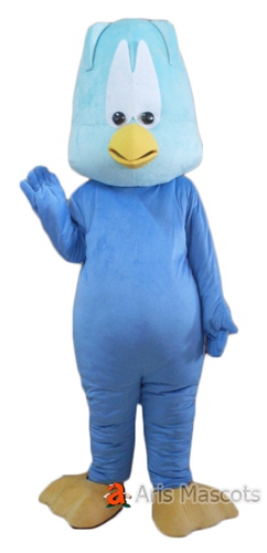 Blue Parrot Adult Fancy Dress, Birds Mascots Costumes Parrot Mascot Suit