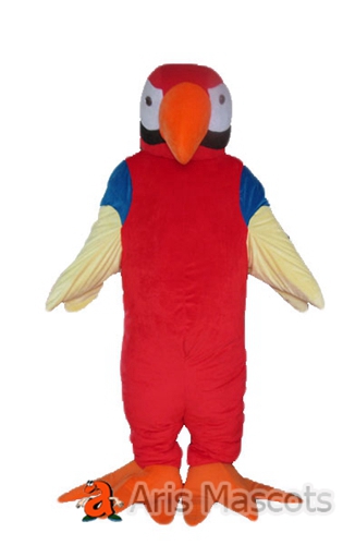 Costume Parrot Adult Full Mascot Outfit for Stages-Bird Mascots Parrot ...