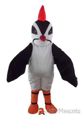 Black and White Parrot Full Body Mascot Costumes for Adults-Cosplay ...
