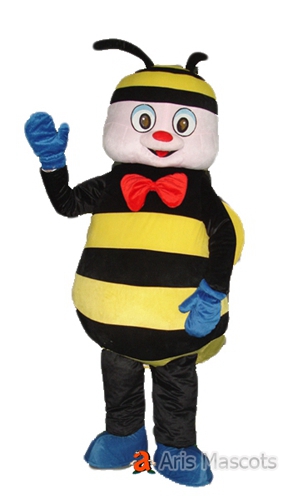 Giant Yellow Honey Bee Mascot Costume for Events-Mascot Insects Bee ...