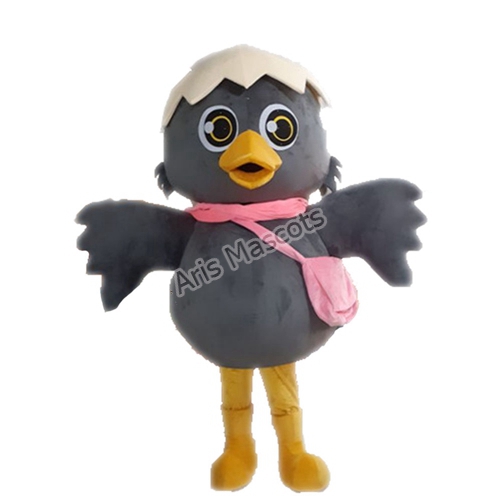 Lovely School Mascot Costume Grey Owl Adult Full Plush Fur Suit ...