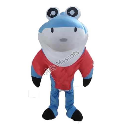 Giant Shark Mascot Costume Adult Sea Animal Mascots Production for Brands