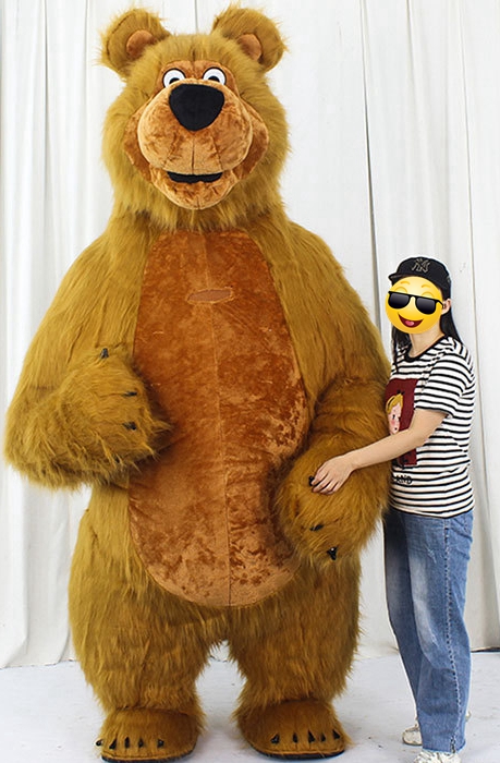 Cartoon Bear Suit Animal Mascot Costume Party Carnival Mascotte Costumes